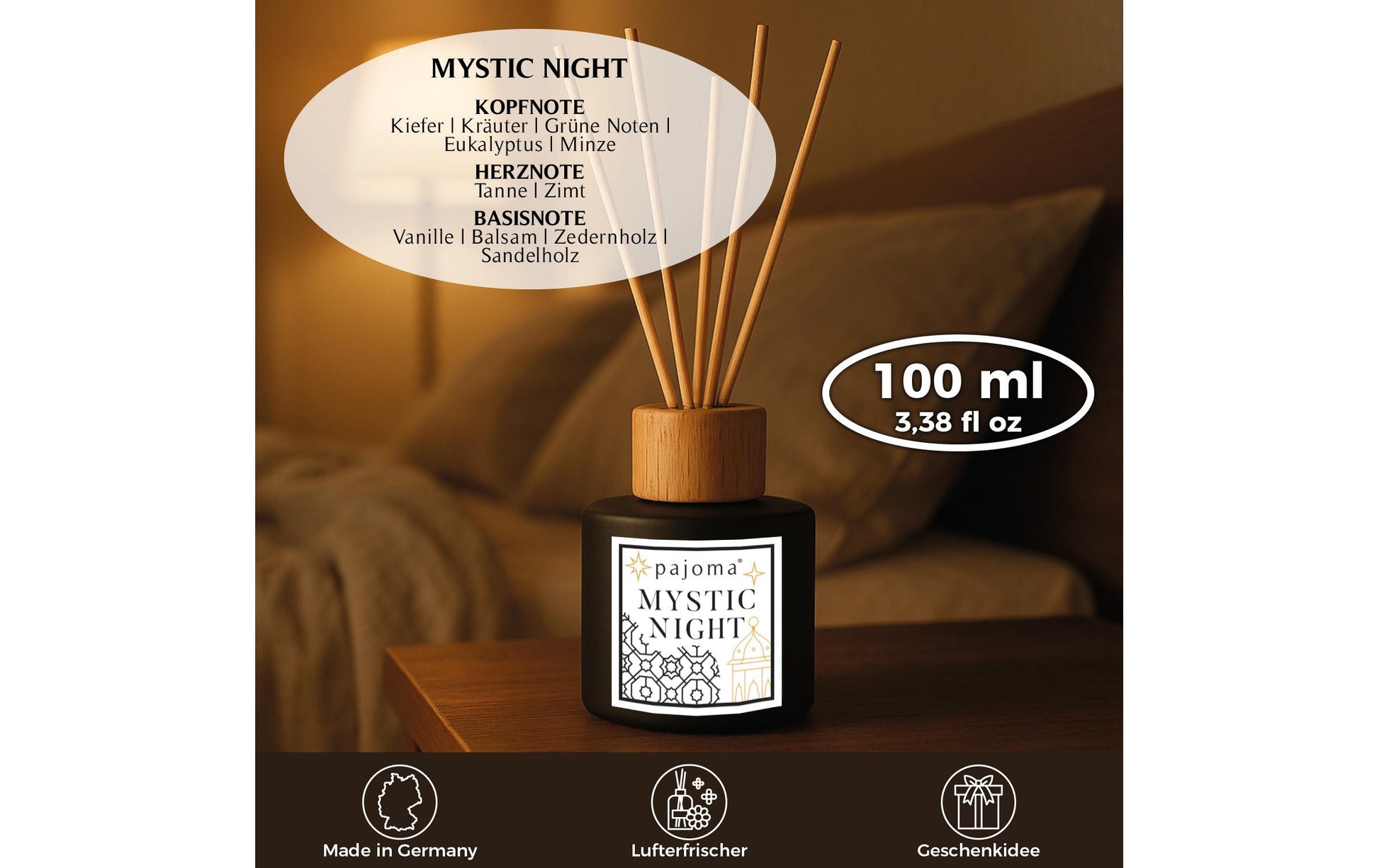 Pajoma Premium Mystik Night – Duftstäbchen, 100 ml