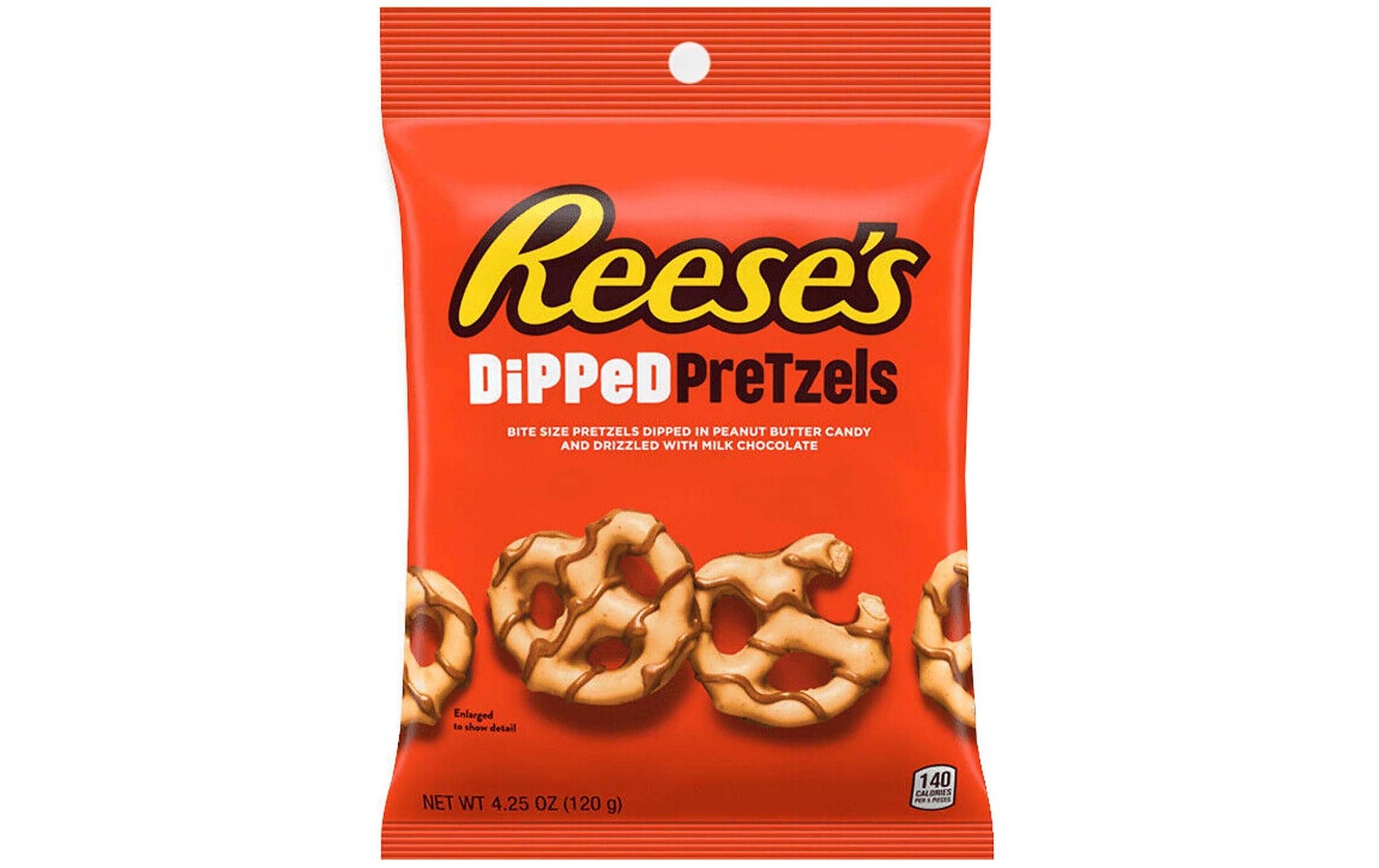 Reese's Überzogene Brezeln – Erdnussbutter & Milchschokolade – 120 g