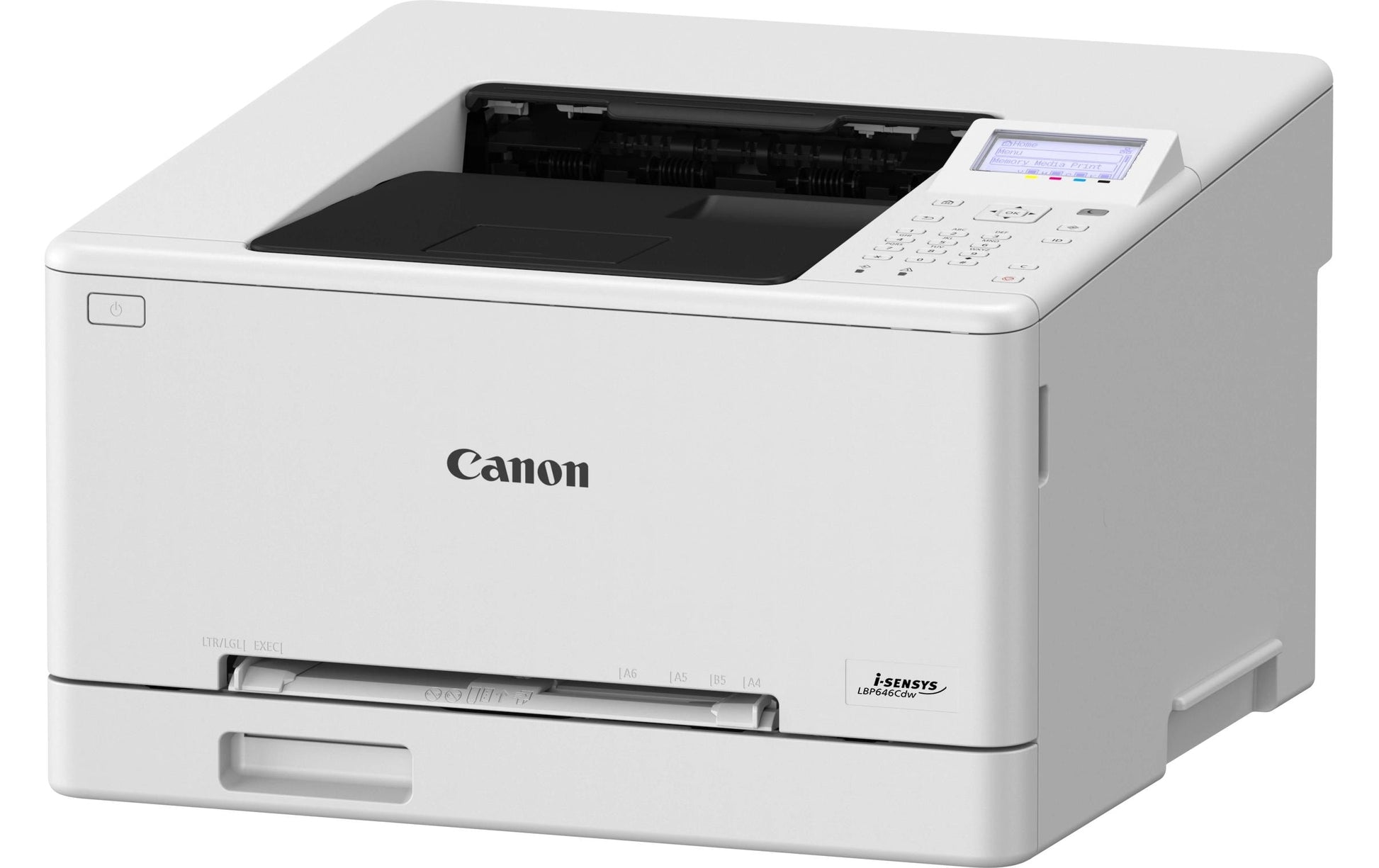 Canon i-SENSYS LBP646Cdw – A4, Farbe, Duplex, 25 S./Min., 1200 × 1200 dpi, WLAN, Papier: 251 Blatt
