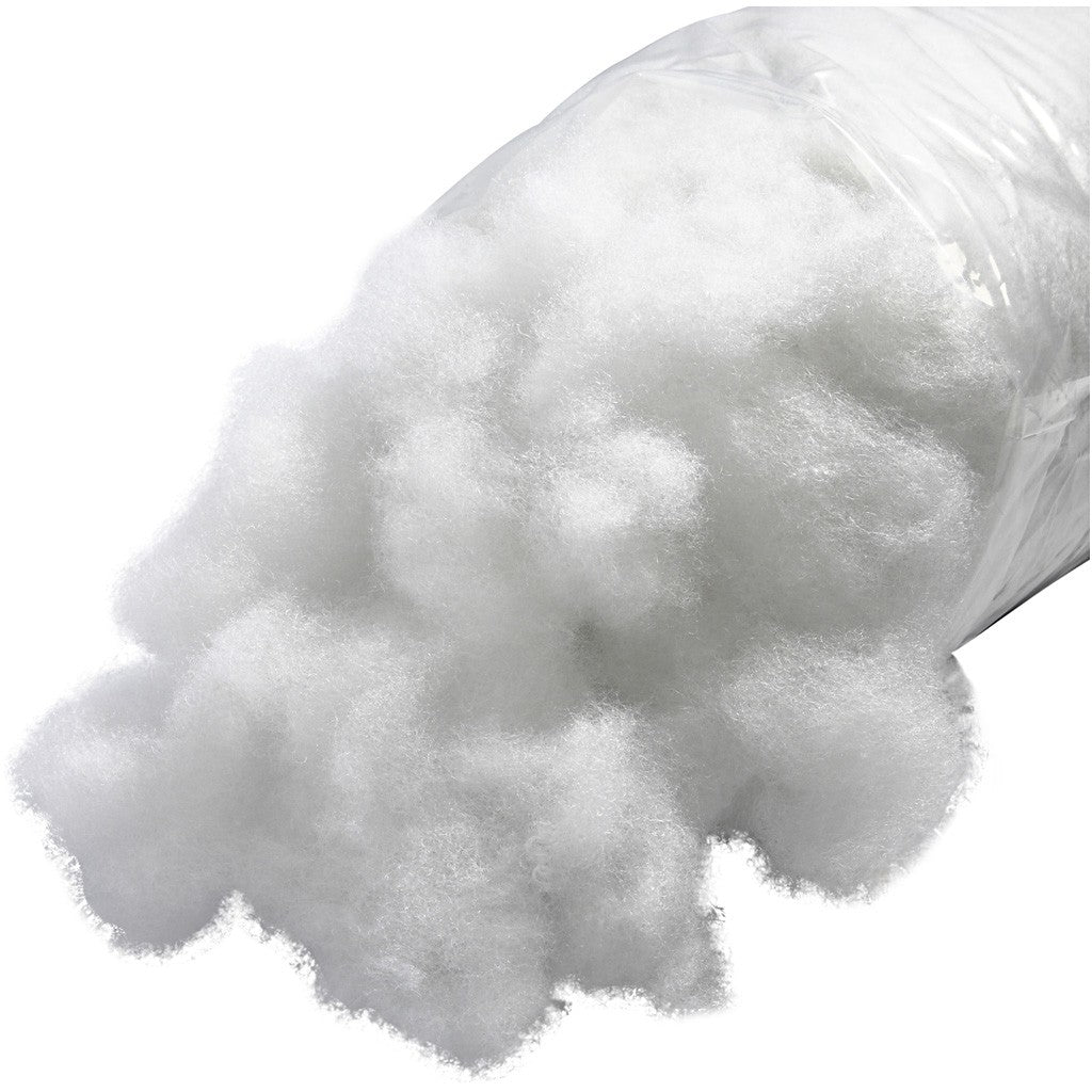 Creativ Company Füllmaterial, Polyester, Weiss, 1 kg, 1 Stk., 49856