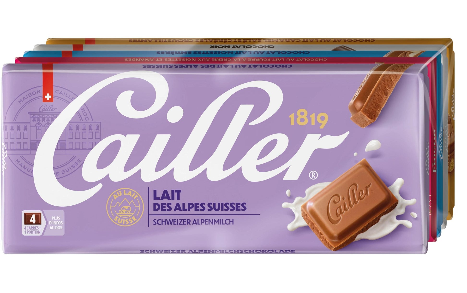 Cailler Sortiment Tafeln – 5 × 100 g