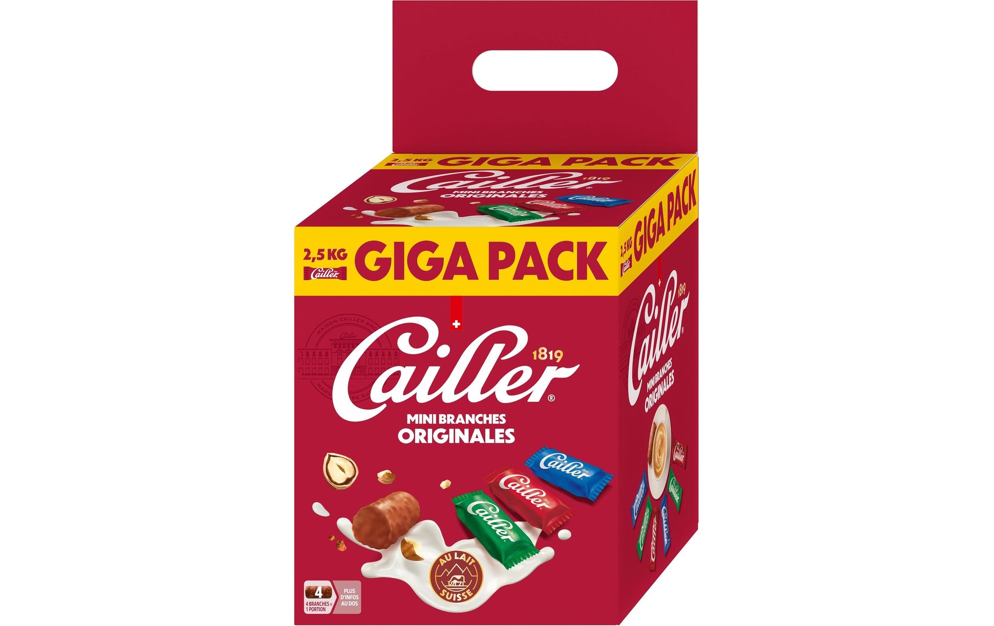 Cailler Branches Schokoladenriegel Mini – 2,5 kg