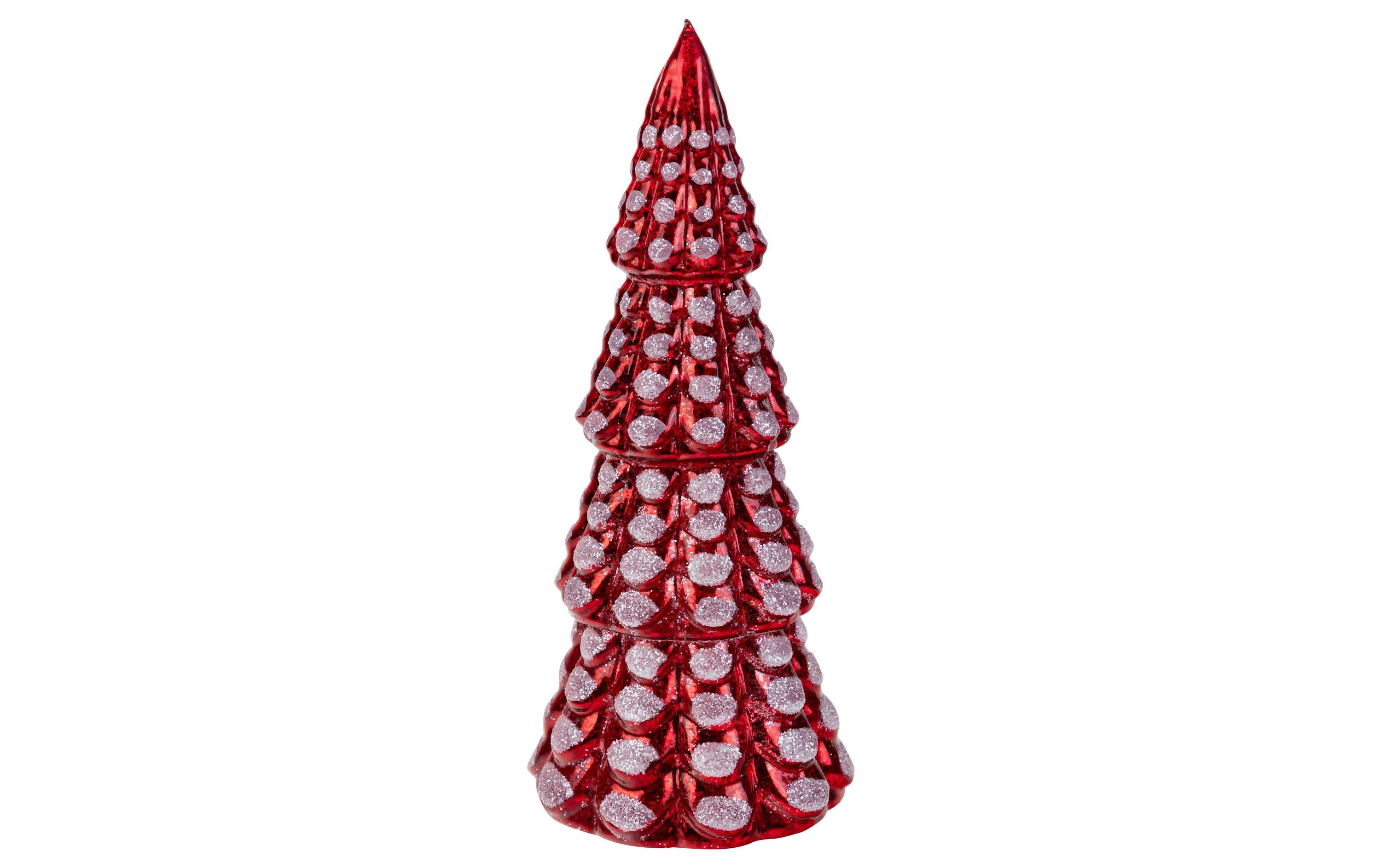 Cocon Dekolicht – Ø 9 × 18 cm, batteriebetrieben, 2× CR2032, rot