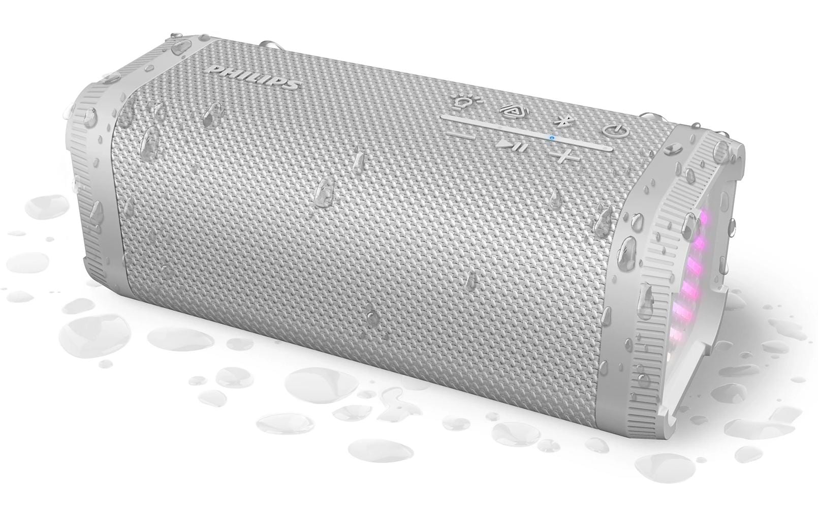 Philips TAS2000W/00 – Bluetooth-Lautsprecher – IPX5, 20 h Akku, 10 W, Bluetooth 5.4, Weiss