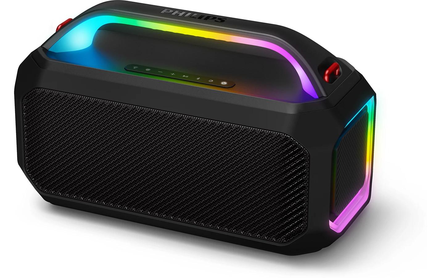 Philips TAS7000EB/00 – Bluetooth-Lautsprecher – IP67, 24 h Akku, 35 W, Bluetooth 5.4, Schwarz