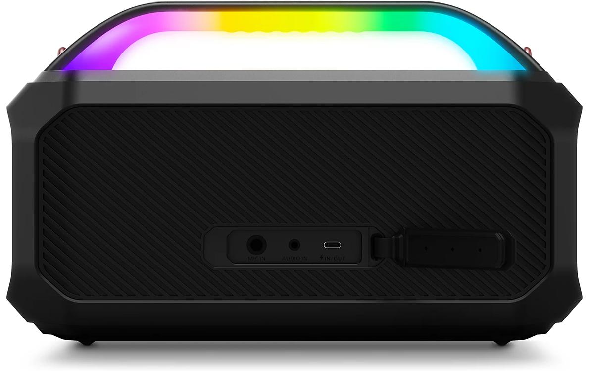 Philips TAS7000EB/00 – Bluetooth-Lautsprecher – IP67, 24 h Akku, 35 W, Bluetooth 5.4, Schwarz