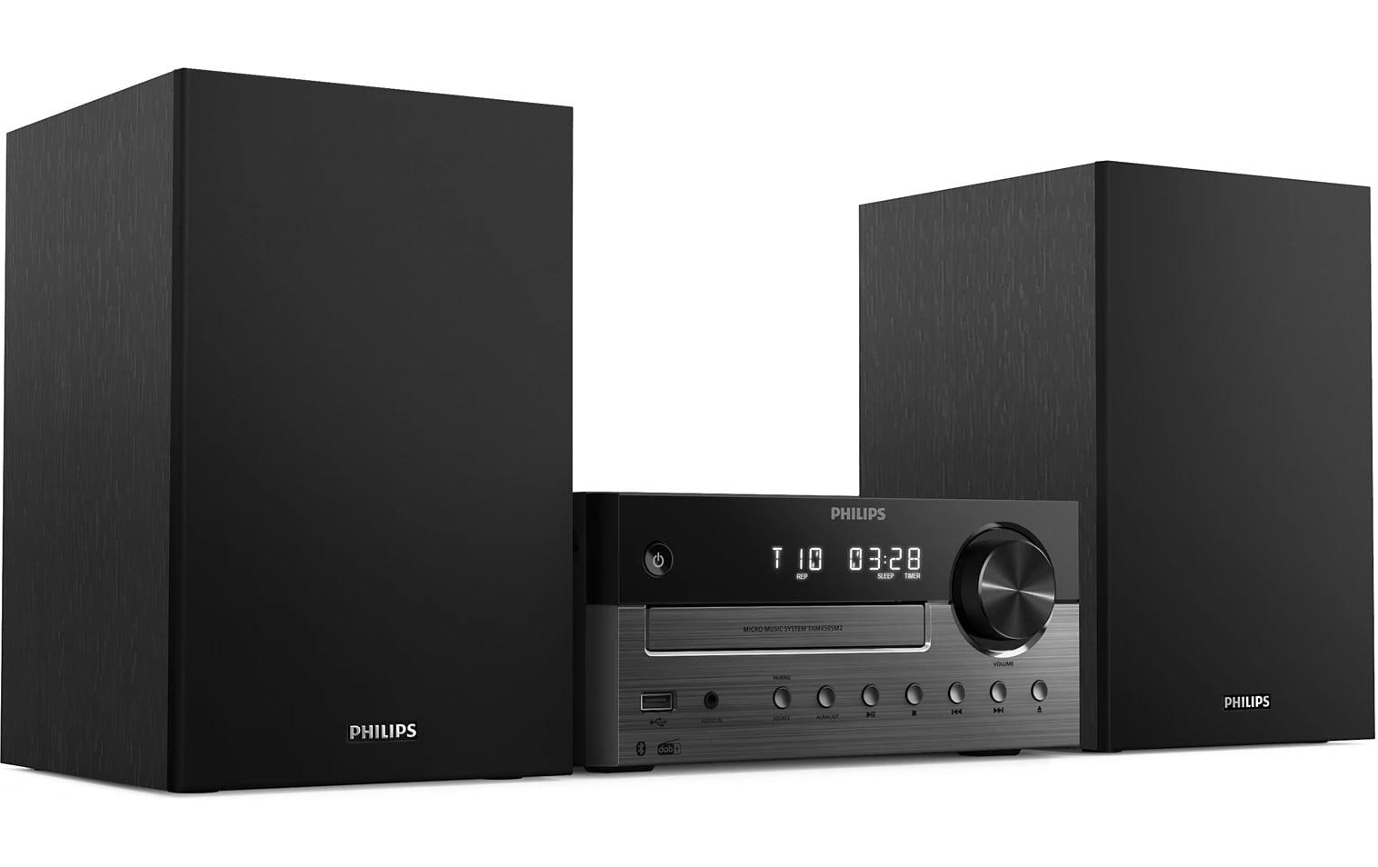 Philips TAM4505M2/12 – Mikro-/HiFi-Anlage – DAB+, CD, USB, Bluetooth – Schwarz