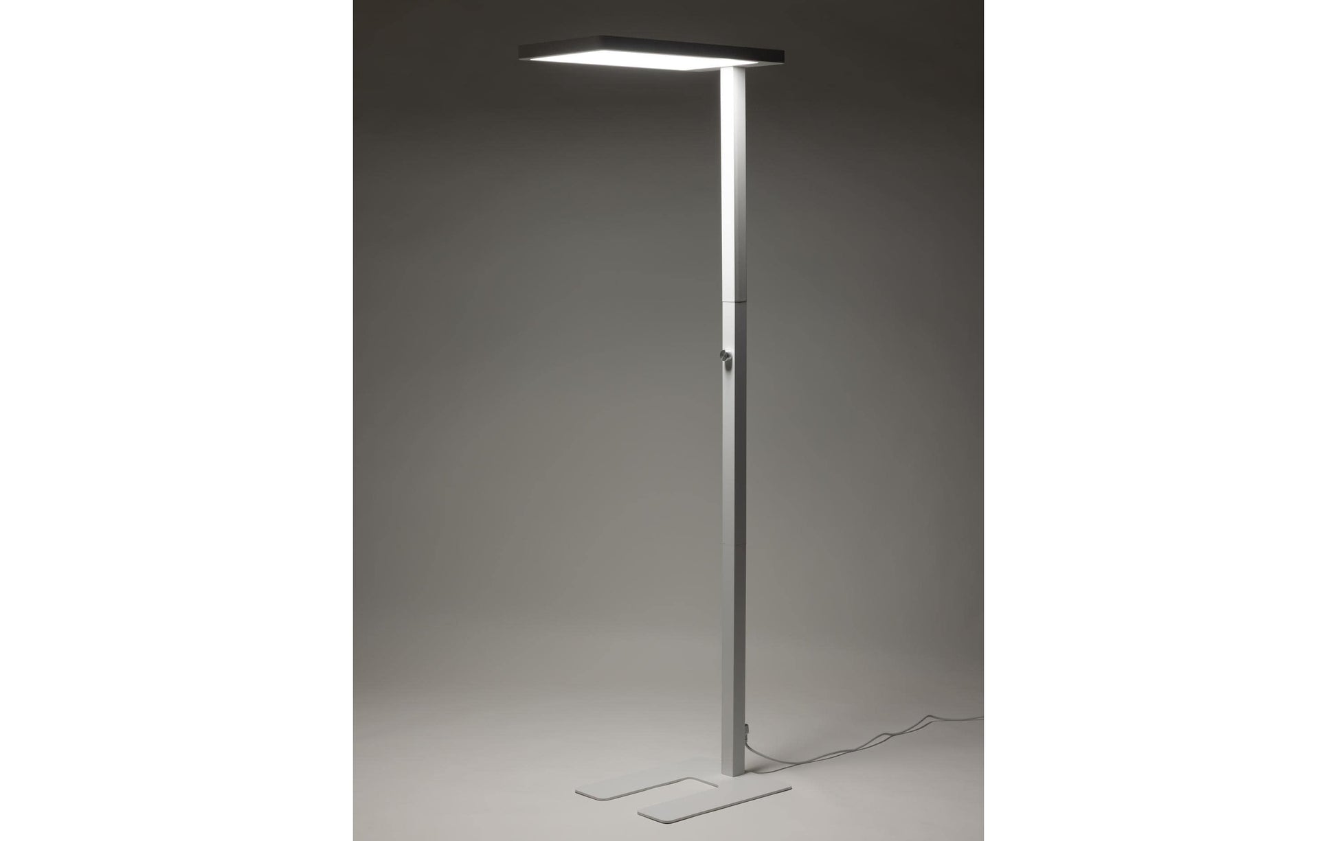 Office Focus Stehleuchte LYS4000 – 4000 lm, 4000 K, dimmbar, 191 cm – Weiss