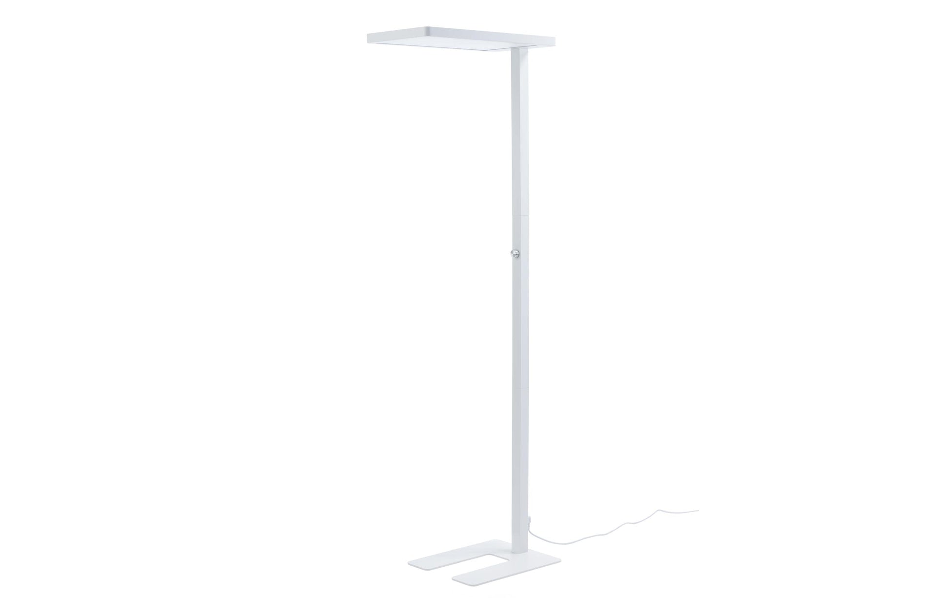 Office Focus Stehleuchte LYS4000 – 4000 lm, 4000 K, dimmbar, 191 cm – Weiss