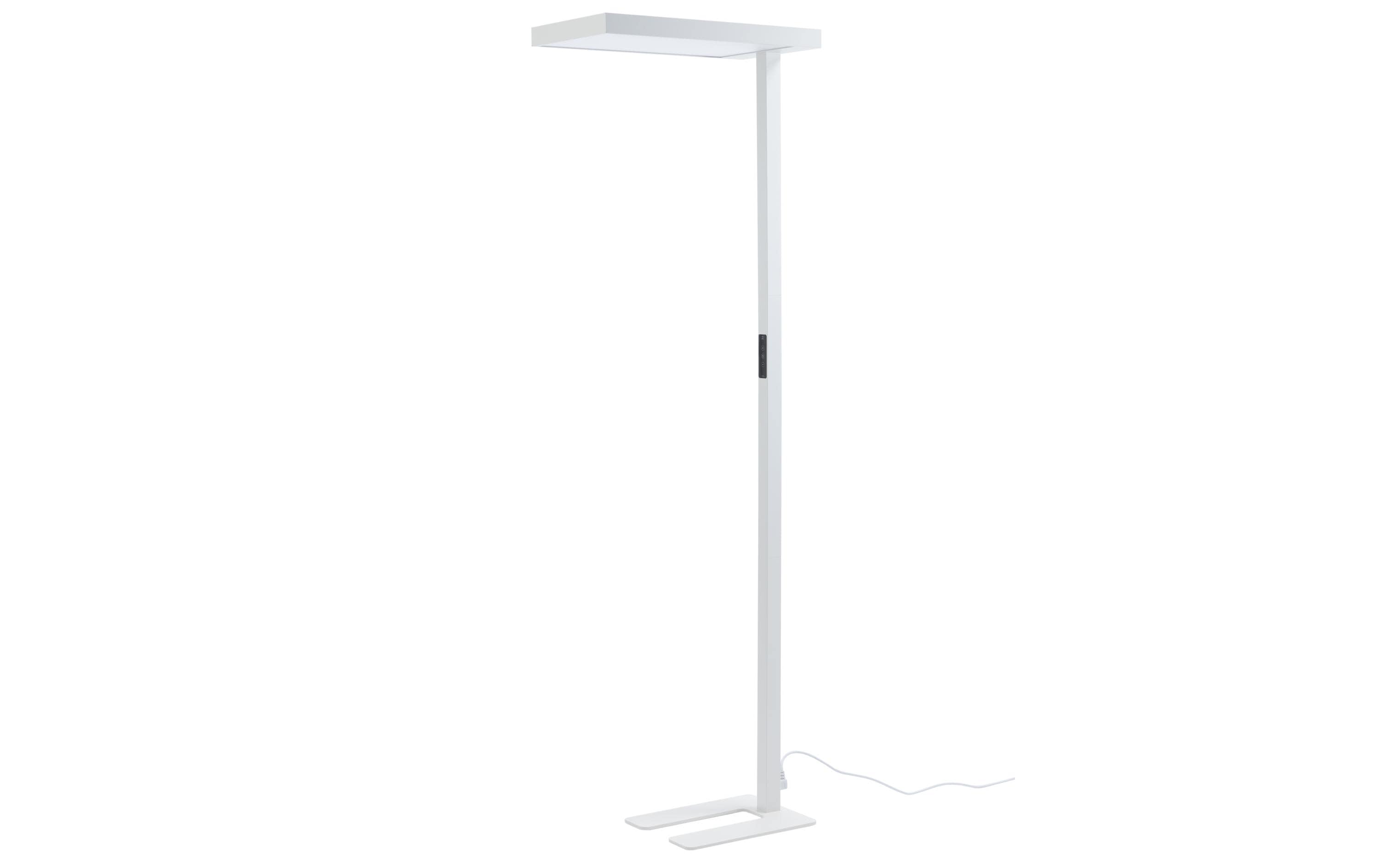 Office focus Stehleuchte LYS 9000 – 9000 lm, 4000 K, dimmbar, 197 cm – Weiss