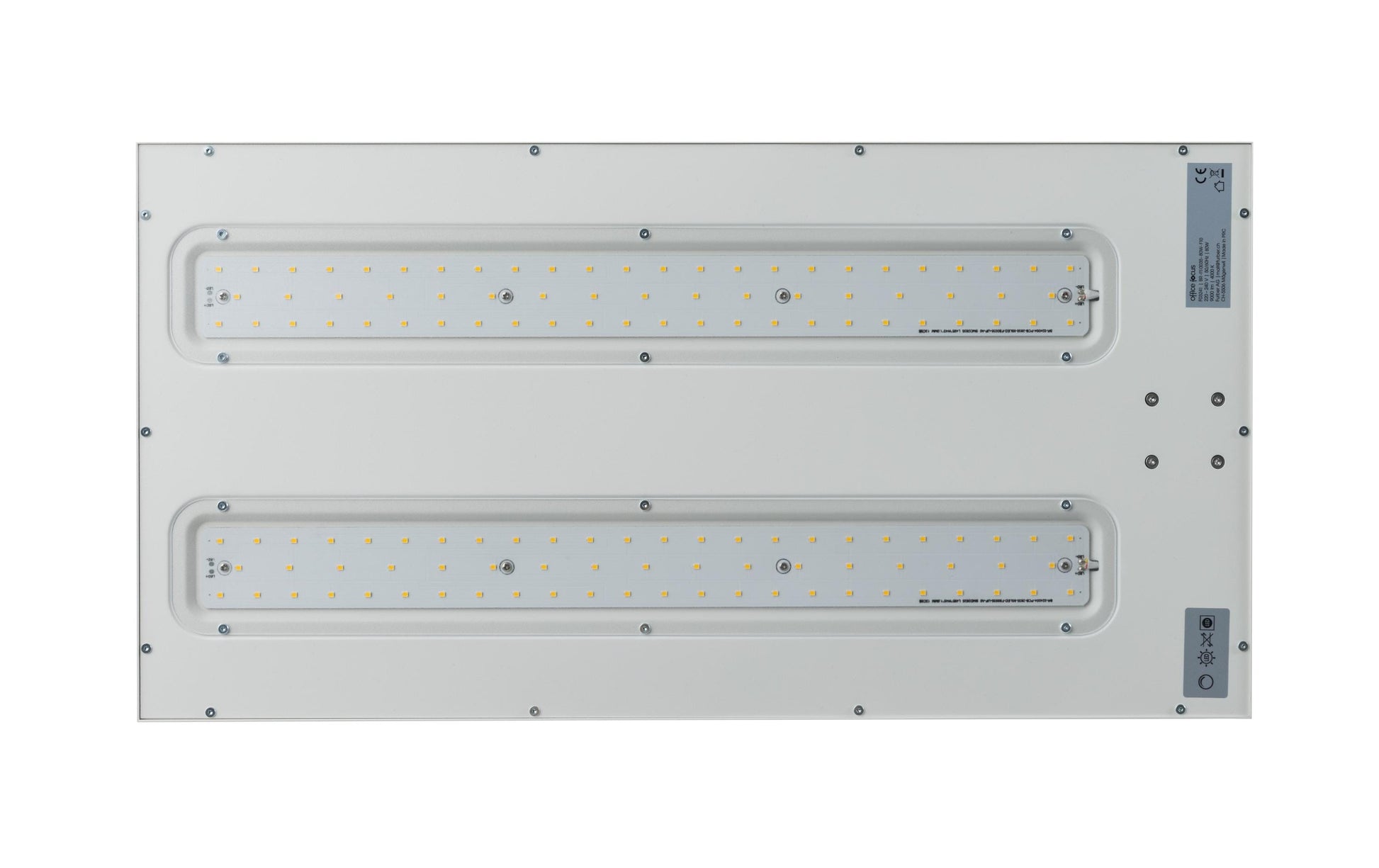 Office focus Stehleuchte LYS 9000 – 9000 lm, 4000 K, dimmbar, 197 cm – Weiss