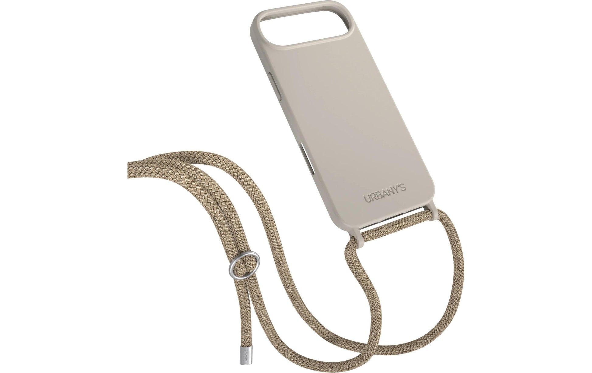 Urbany's Urbanys Beach Beauty Backcover – für Apple iPhone 17 Air, Kunststoff, Beige, Ring, Trageband