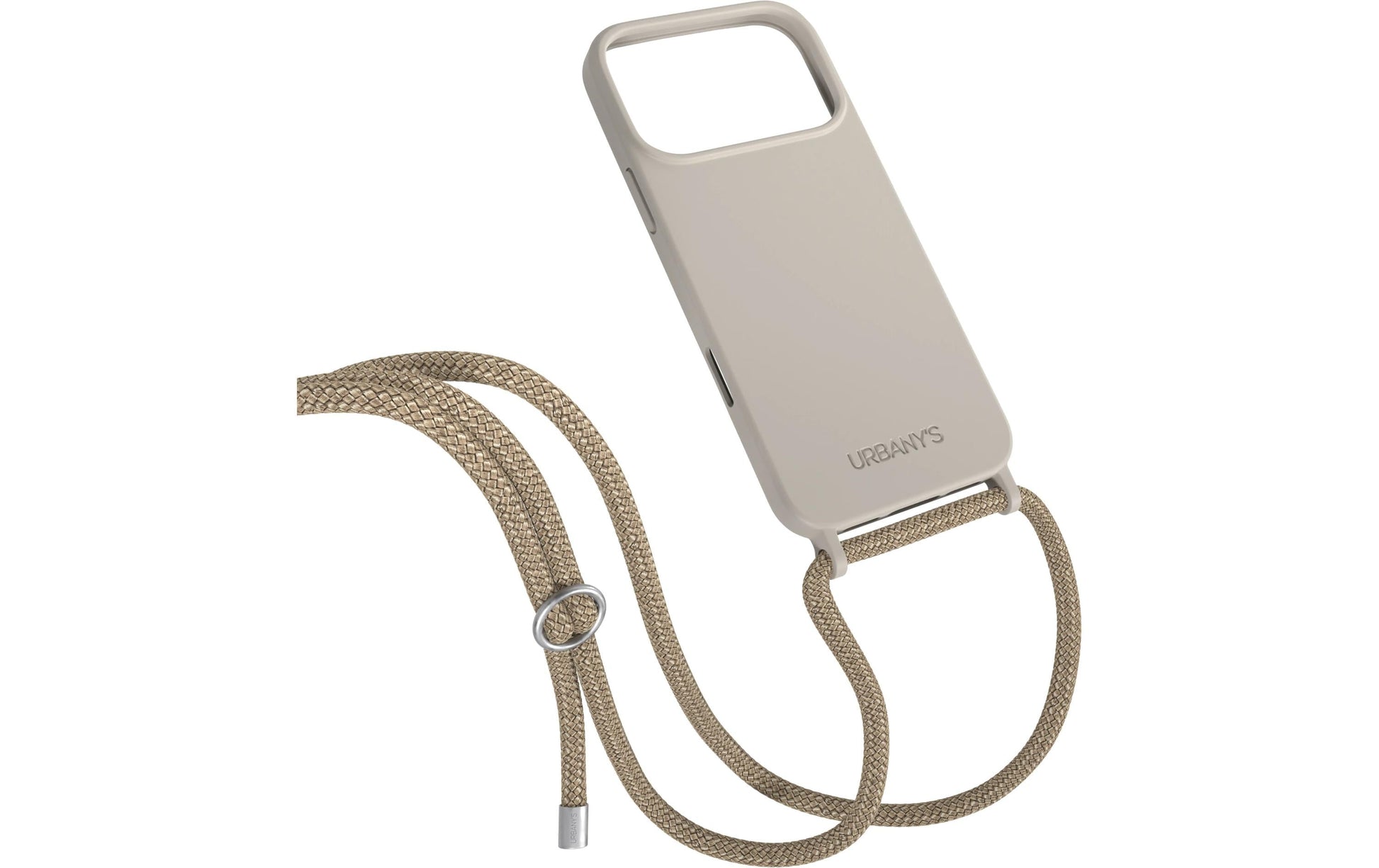 Urbany's Urbanys – Necklace-Hülle Beach Beauty – für Apple iPhone 17 Pro Max – transparent/beige