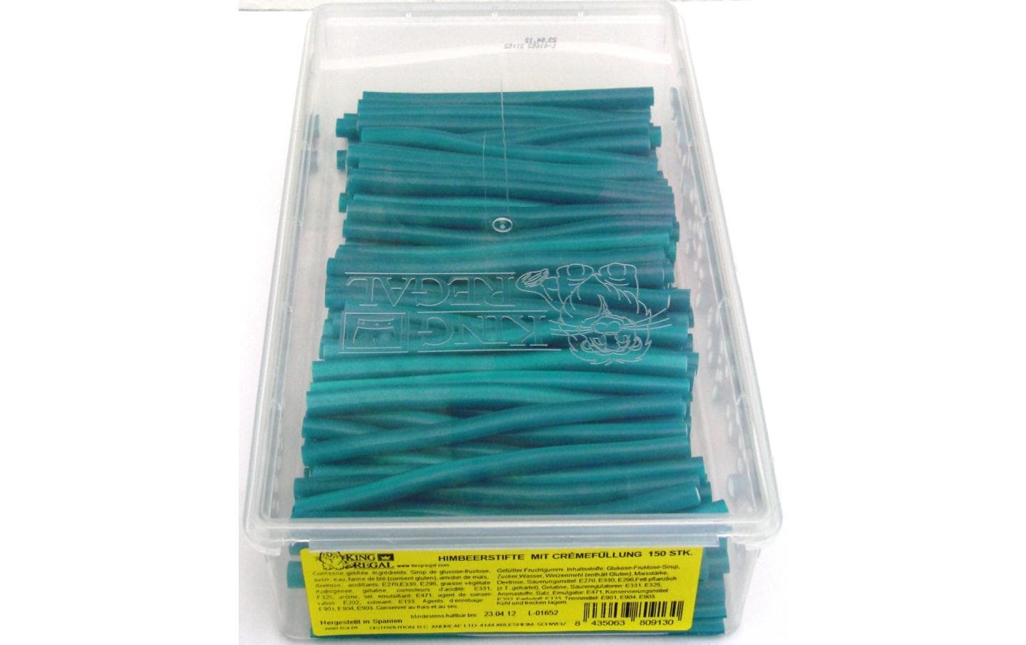 King Regal Himbeerstifte Gummibonbons – Himbeere – 1,1 kg