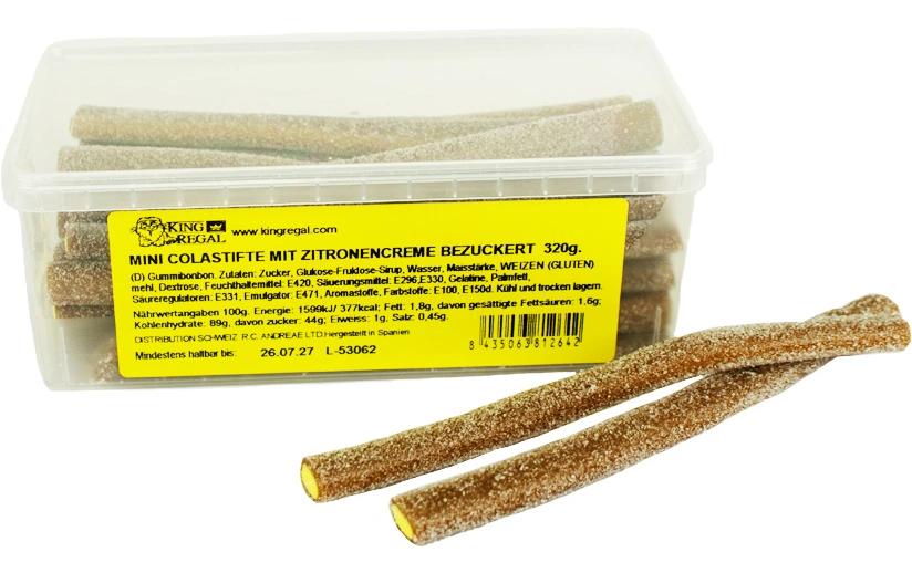 King Regal Mini Saure Cola Stifte – 320 g