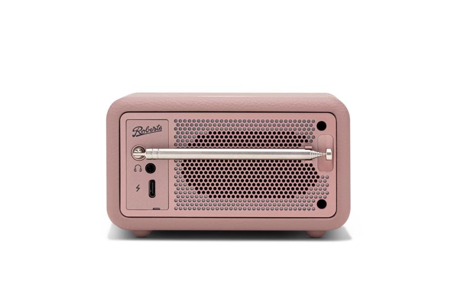 Roberts Radio Roberts Revival Petite 2 – DAB-/Internetradio – Tischradio – UKW, Bluetooth – Dunkelpink