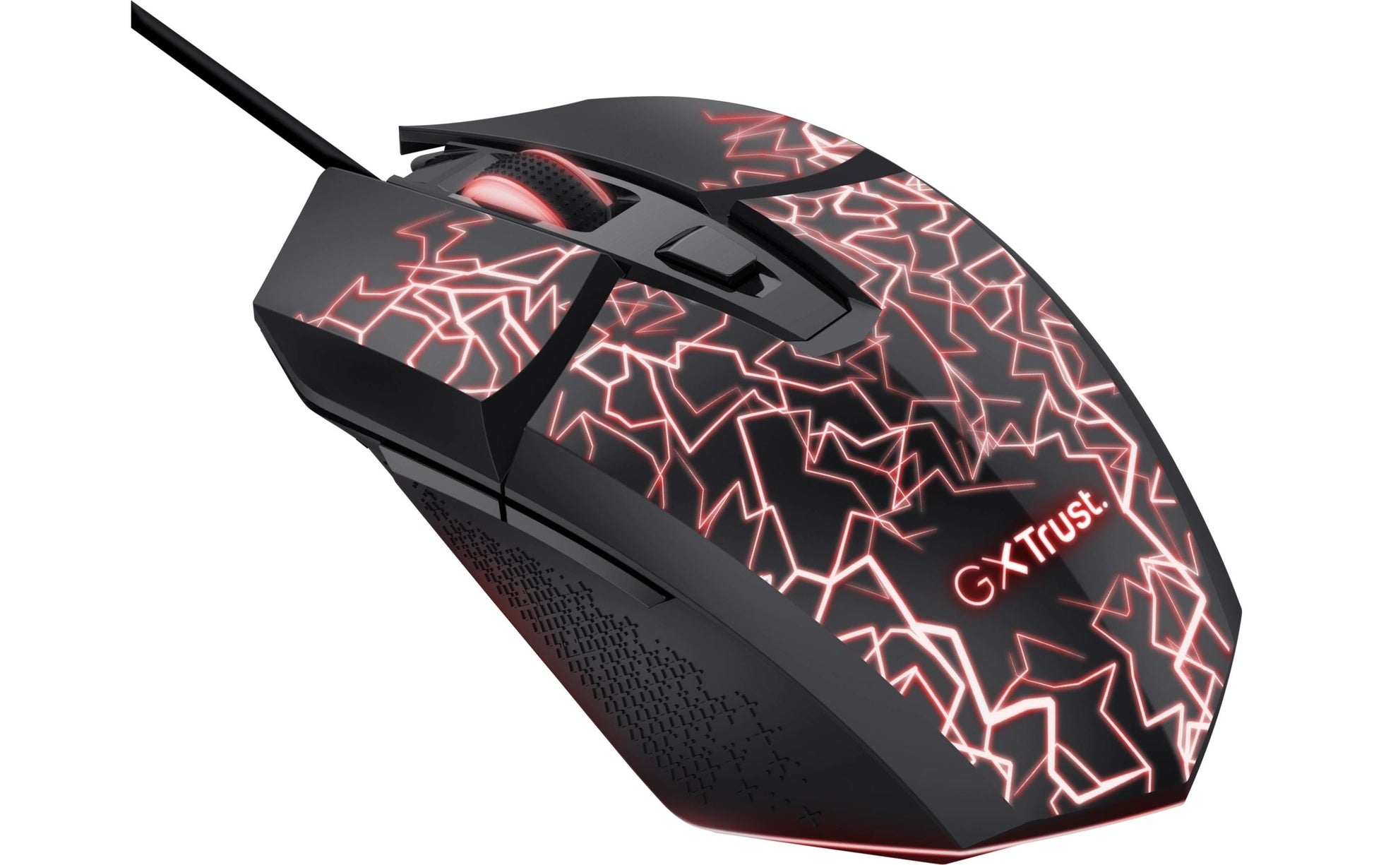 Trust GXT 113 Felox – Gaming-Maus – Kabelgebunden (USB-A), 6400 DPI, RGB-Beleuchtung, Rechts, Schwarz