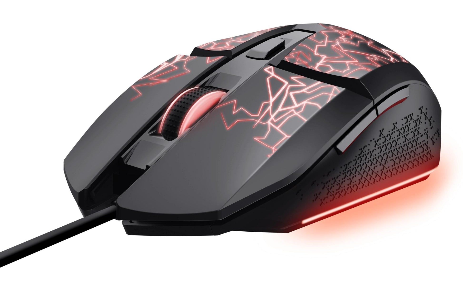 Trust GXT 113 Felox – Gaming-Maus – Kabelgebunden (USB-A), 6400 DPI, RGB-Beleuchtung, Rechts, Schwarz