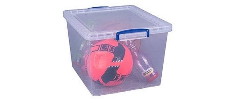 Really Useful Boxes Aufbewahrungsbox – Polypropylen (PP), transparent, 46 × 38 × 30 cm