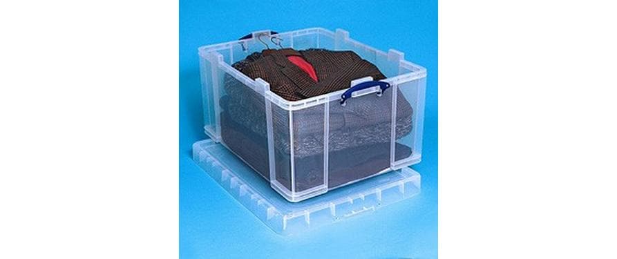 Really Useful Boxes Really Useful Box Aufbewahrungsbox – Polypropylen, transparent, 62 × 43 × 81 cm