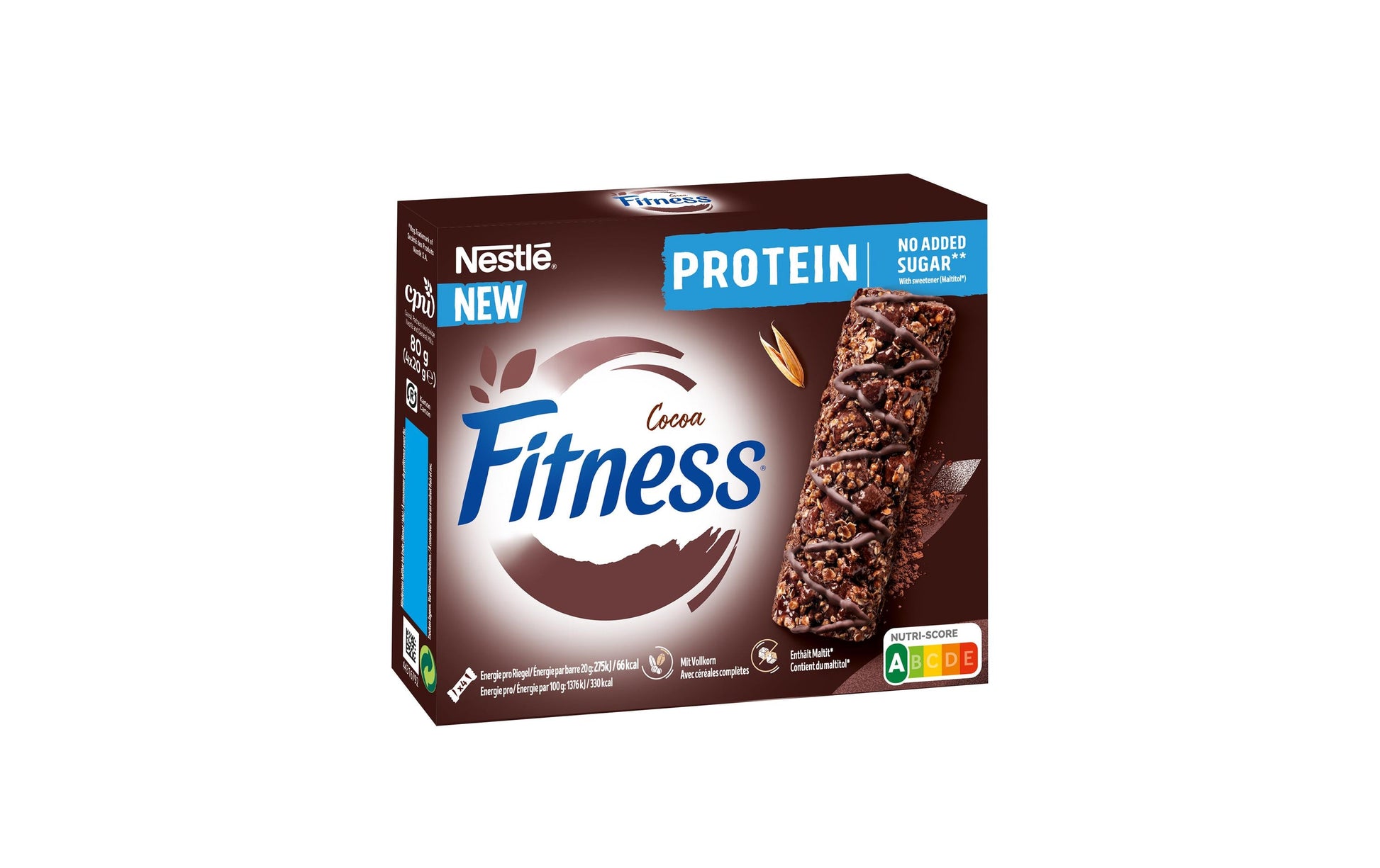 Nestlé cerealien FIT Protein-Riegel – Kakao – 80 g