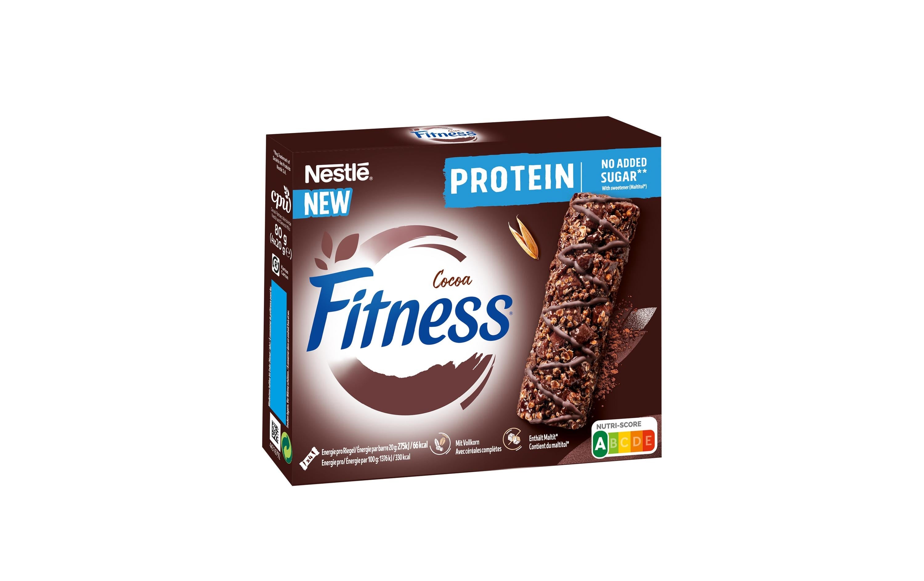 Nestlé cerealien FIT Protein-Riegel – Kakao – 80 g