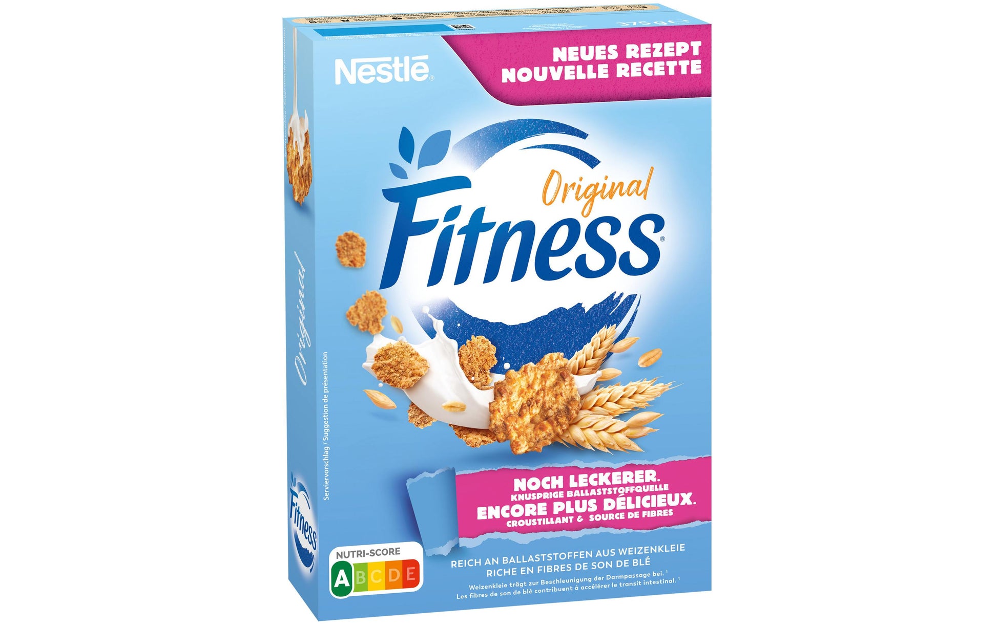 Nestle Nestlé Fitness Cerealien Natur – Vollkorn – 375 g