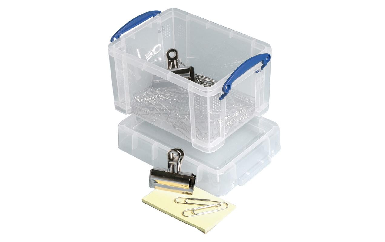 Really Useful Boxes Really Useful Box Aufbewahrungsbox 0,2 l – Kunststoff – transparent – 85 × 45 × 120 mm