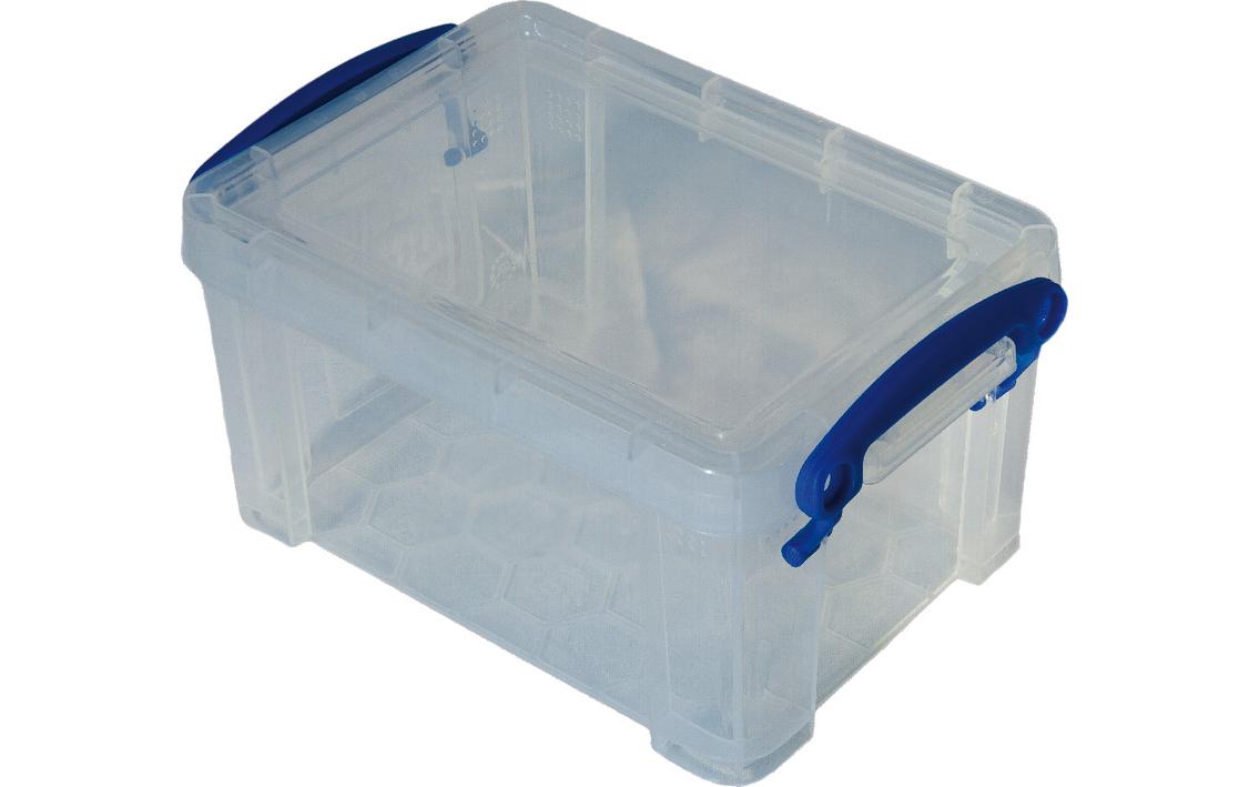 Really Useful Boxes Really Useful Box Aufbewahrungsbox 0,2 l – Kunststoff – transparent – 85 × 45 × 120 mm