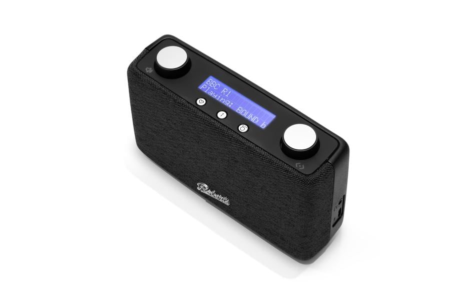 Roberts Radio Roberts Play 11 – DAB-/Internetradio – Portabel – UKW, Akkubetrieb – Schwarz
