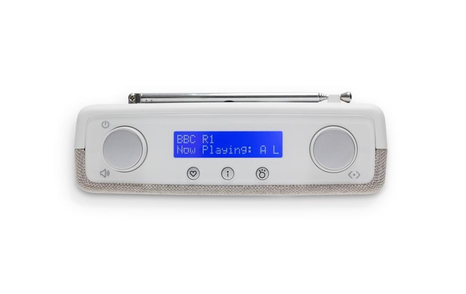 Roberts Radio Roberts Play 11 – DAB-/Internetradio – Portabel – DAB+, Akkubetrieb – Weiss