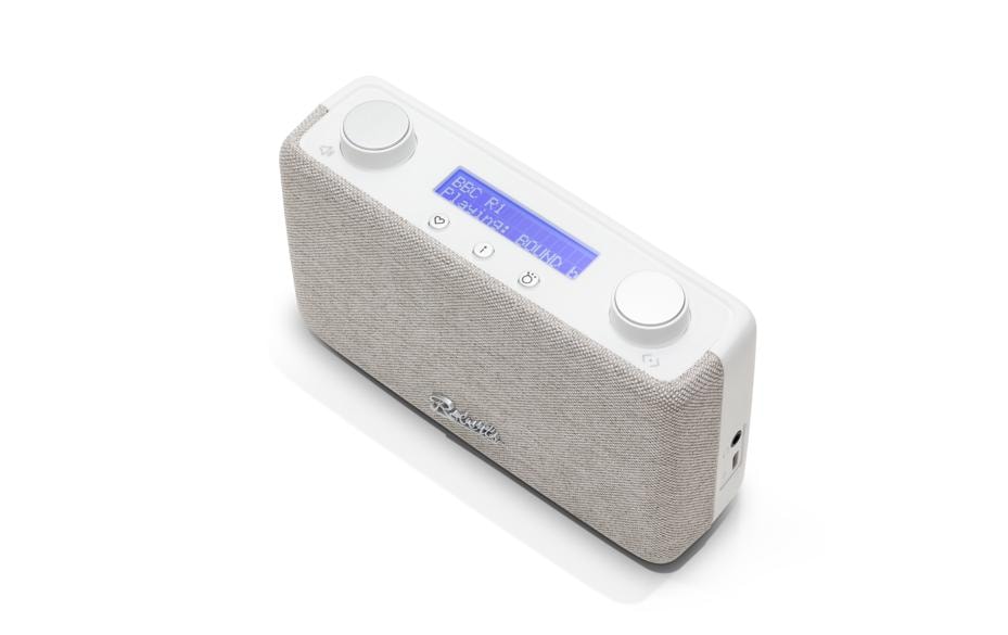 Roberts Radio Roberts Play 11 – DAB-/Internetradio – Portabel – DAB+, Akkubetrieb – Weiss