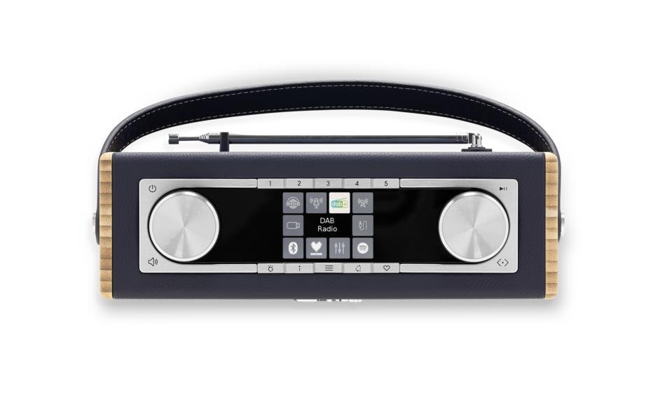 Roberts Radio Roberts Rambler Max – DAB-/Internetradio – Portabel – DAB+, Bluetooth, Deezer, Akkubetrieb – Dunkelblau