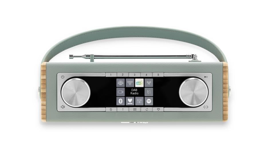 Roberts Radio Roberts Rambler Max – DAB-/Internetradio – Portabel – DAB+, Bluetooth, Akkubetrieb – Blaugrau