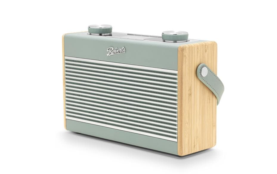 Roberts Radio Roberts Rambler Max – DAB-/Internetradio – Portabel – DAB+, Bluetooth, Akkubetrieb – Blaugrau