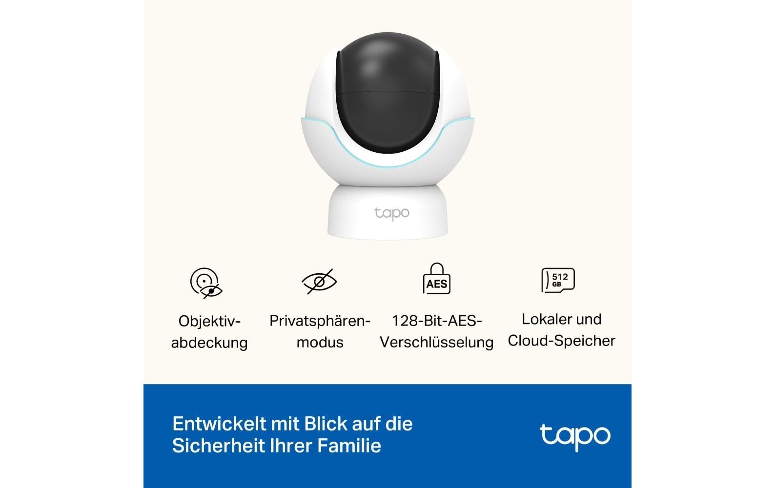 TP-Link Tapo C840 Bullet – 4MP – 2,53 mm – WLAN – Innenbereich