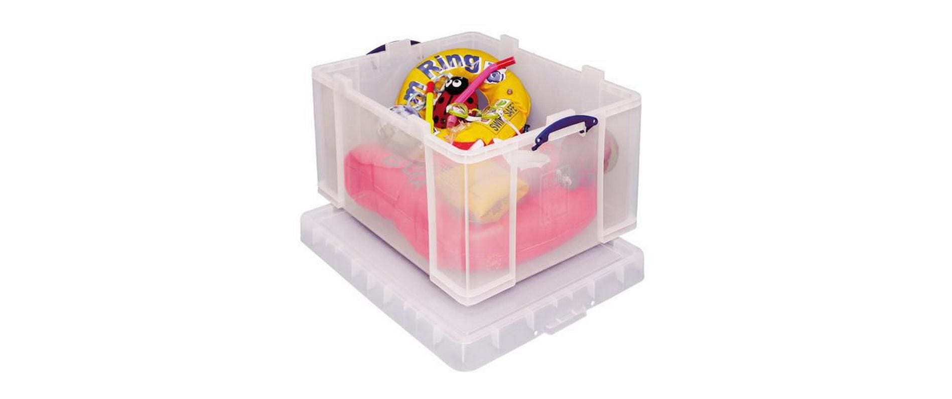 Really Useful Boxes Really Useful Box Aufbewahrungsbox – Polypropylen, transparent, 62 × 43 × 81 cm