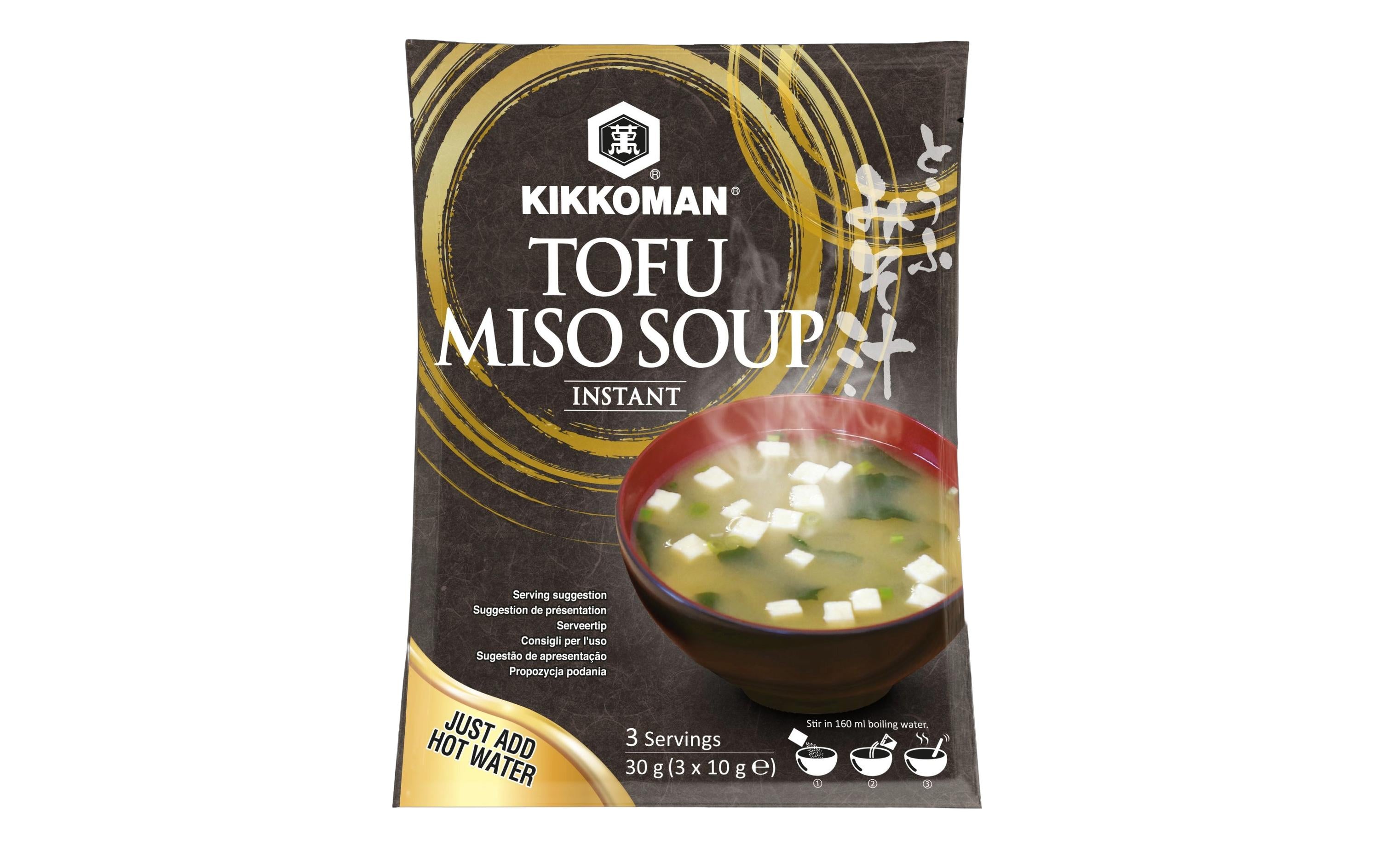 Kikkoman Suppe Tofu & Miso vegan Beutel – 30 g