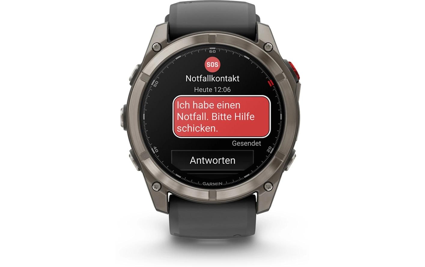 Garmin fenix 8 Pro LTE – GPS-Smartwatch – 51 mm, 1,4" AMOLED, LTE, Saphirglas, 100 m, Graphit/Schwarz