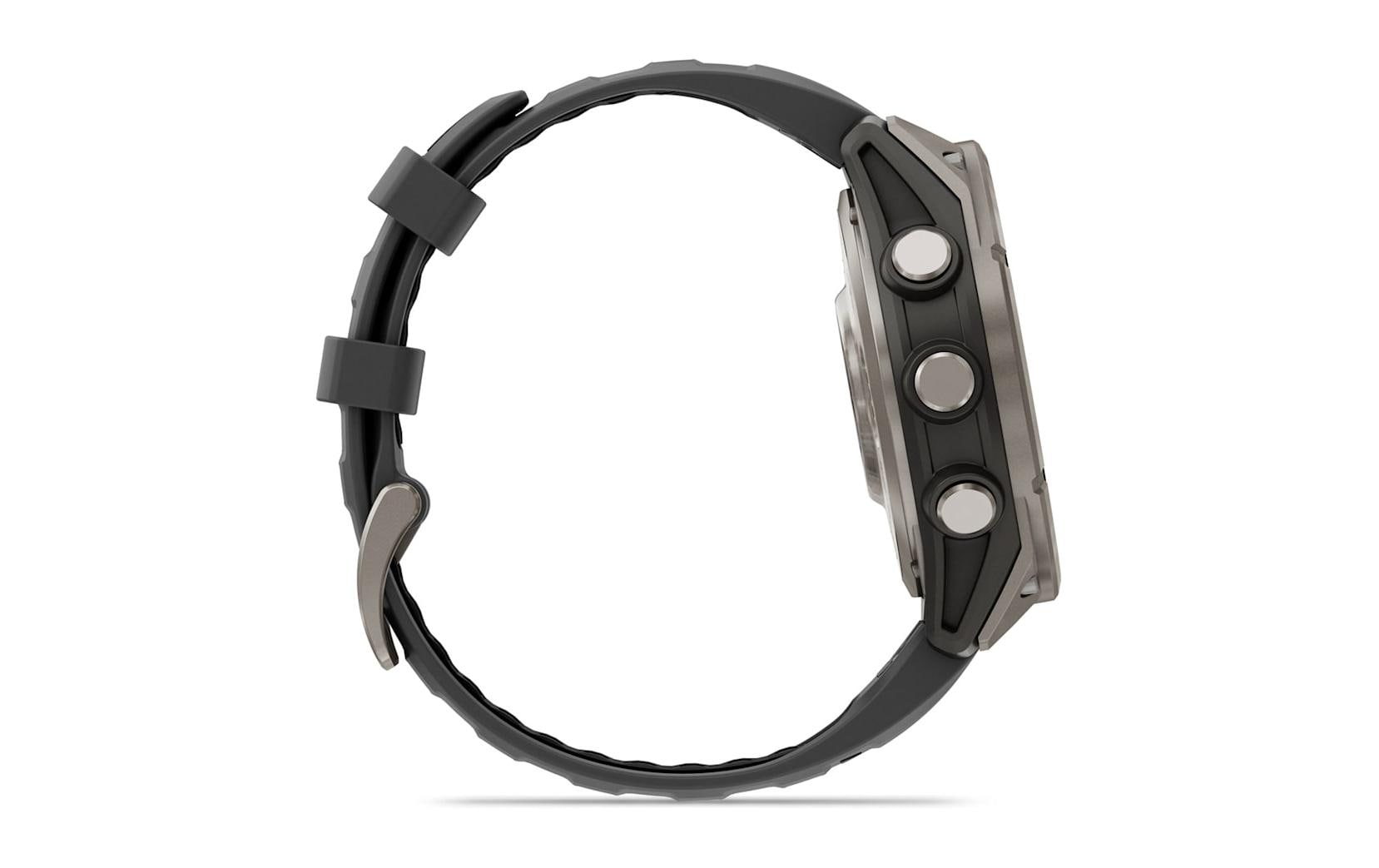Garmin fenix 8 Pro LTE – GPS-Smartwatch – 47 mm, 1,4", LTE, AMOLED, Saphirglas, 100 m, Graphit, Sportarmband