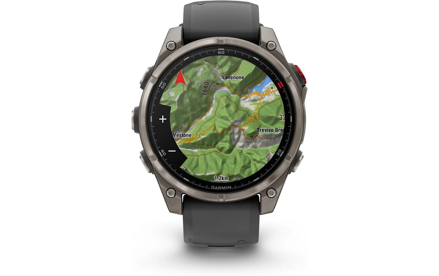 Garmin fenix 8 Pro LTE – GPS-Smartwatch – 47 mm, 1,4", LTE, AMOLED, Saphirglas, 100 m, Graphit, Sportarmband