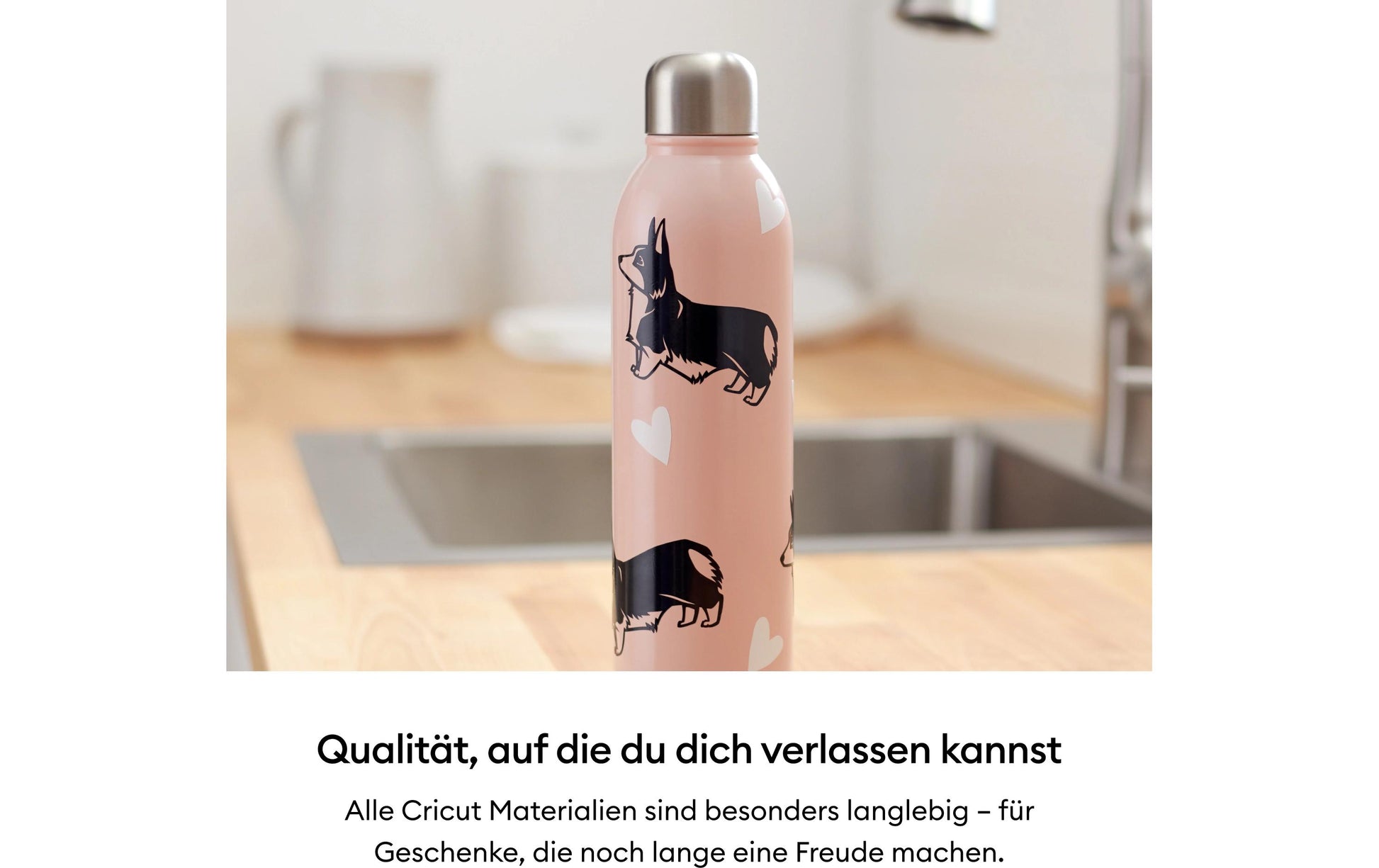 Cricut Vinylfolie Joy permanent beschreibbar Silber – 13,9 × 121,9 cm – 1 Rolle