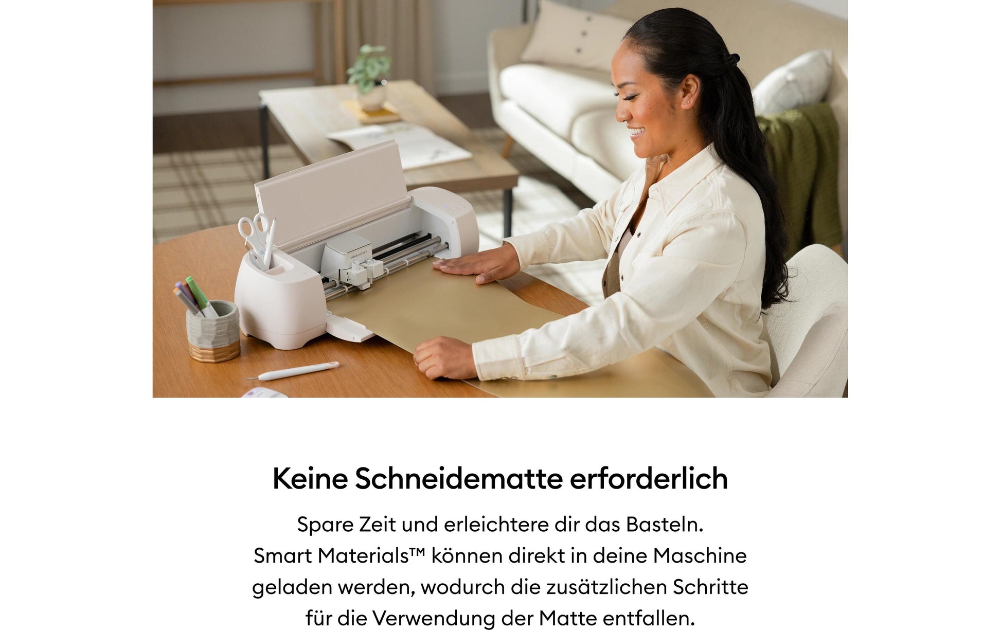 Cricut Vinylfolie Joy permanent beschreibbar Silber – 13,9 × 121,9 cm – 1 Rolle