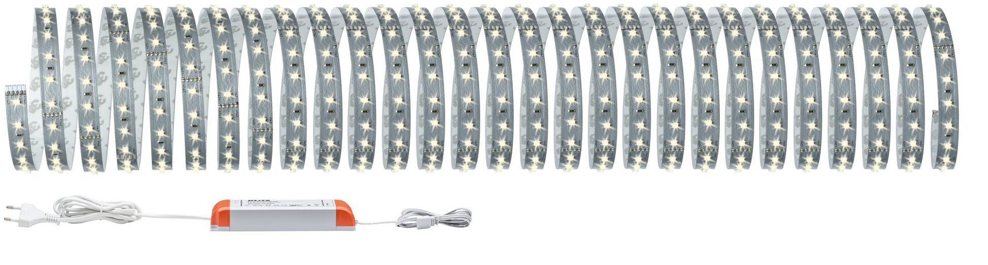 Paulmann LED-Strip MaxLED 500 – Set, 10 m, 5500 lm, 50 W, 2700 K, dimmbar, weiss