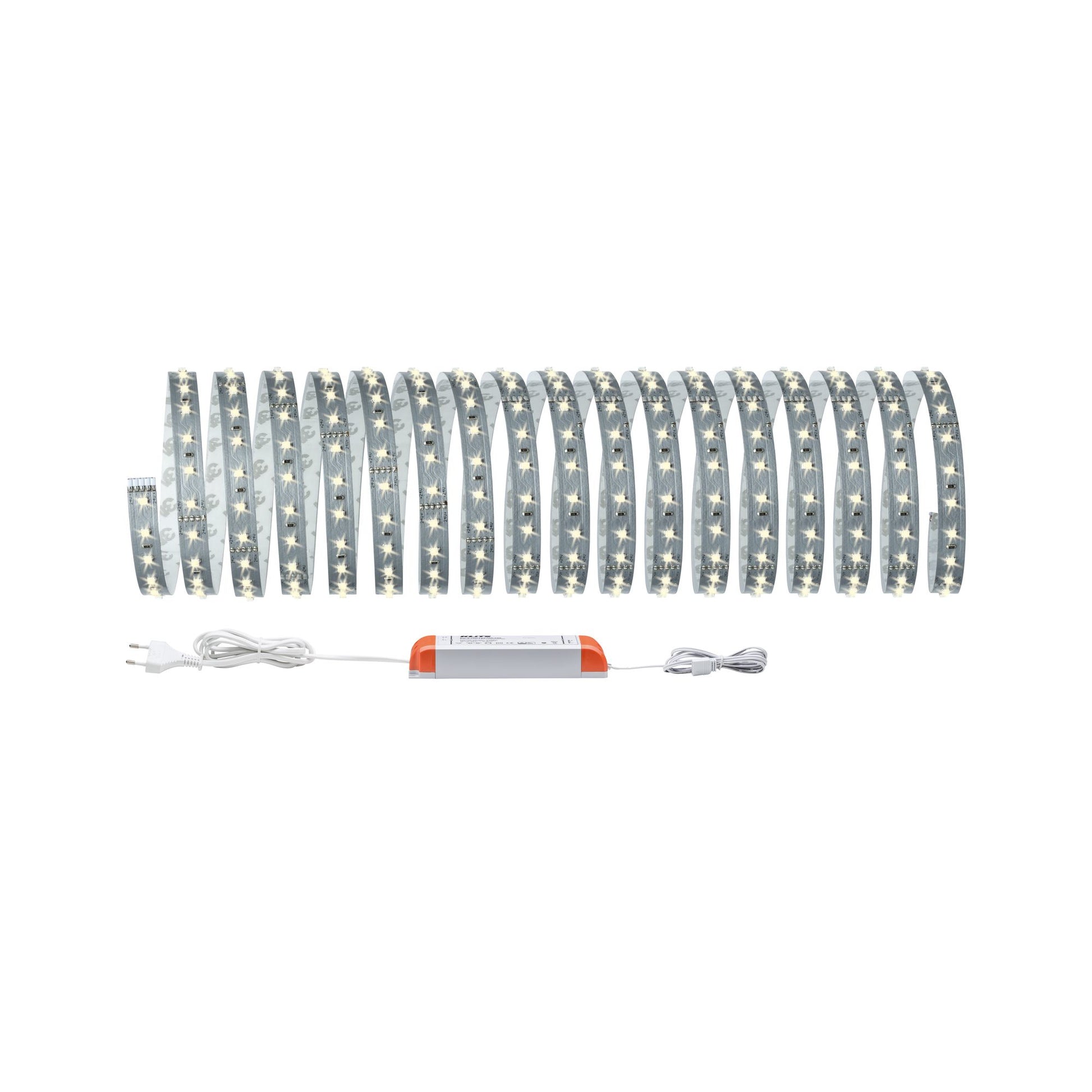 Paulmann LED-Strip MaxLED 500 – Set, 10 m, 5500 lm, 50 W, 2700 K, dimmbar, weiss