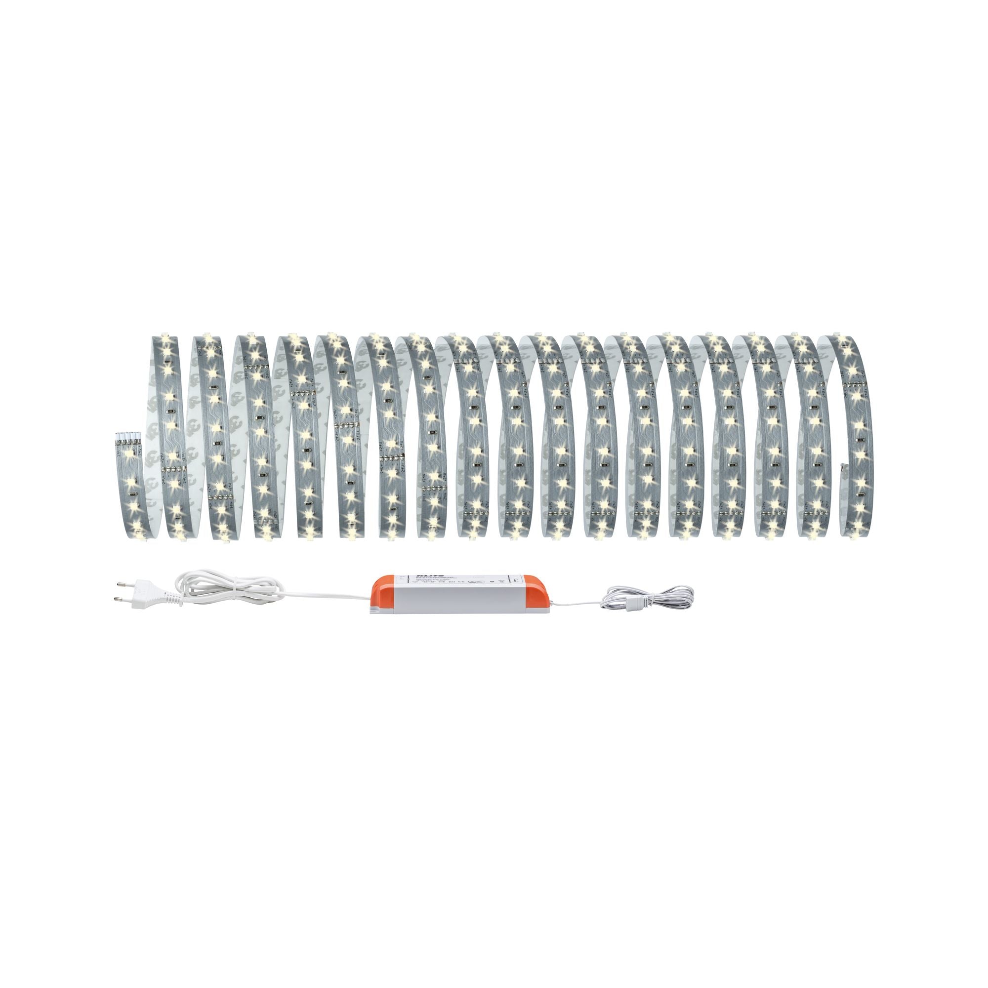 Paulmann LED-Strip MaxLED 500 – Set, 10 m, 5500 lm, 50 W, 2700 K, dimmbar, weiss