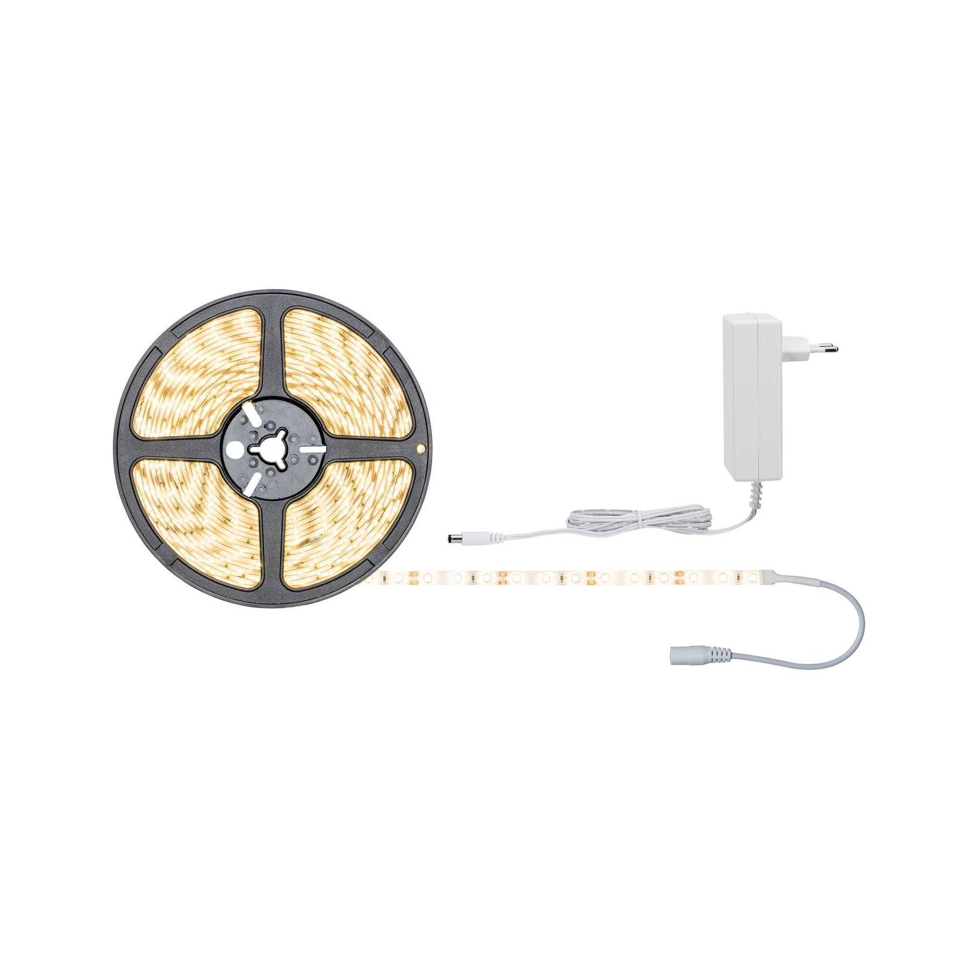 Paulmann LED-Strip SimpLED Rolle – 2er Pack, 7,5 m, 2250 lm, 20 W, 3000 K, weiss, inkl. Netzteil