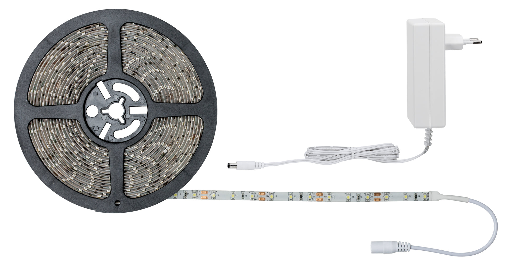 Paulmann LED-Strip – 2er Pack, 7,5 m, 2325 lm, 20 W, 6500 K, nicht dimmbar, weiss, inkl. Netzteil