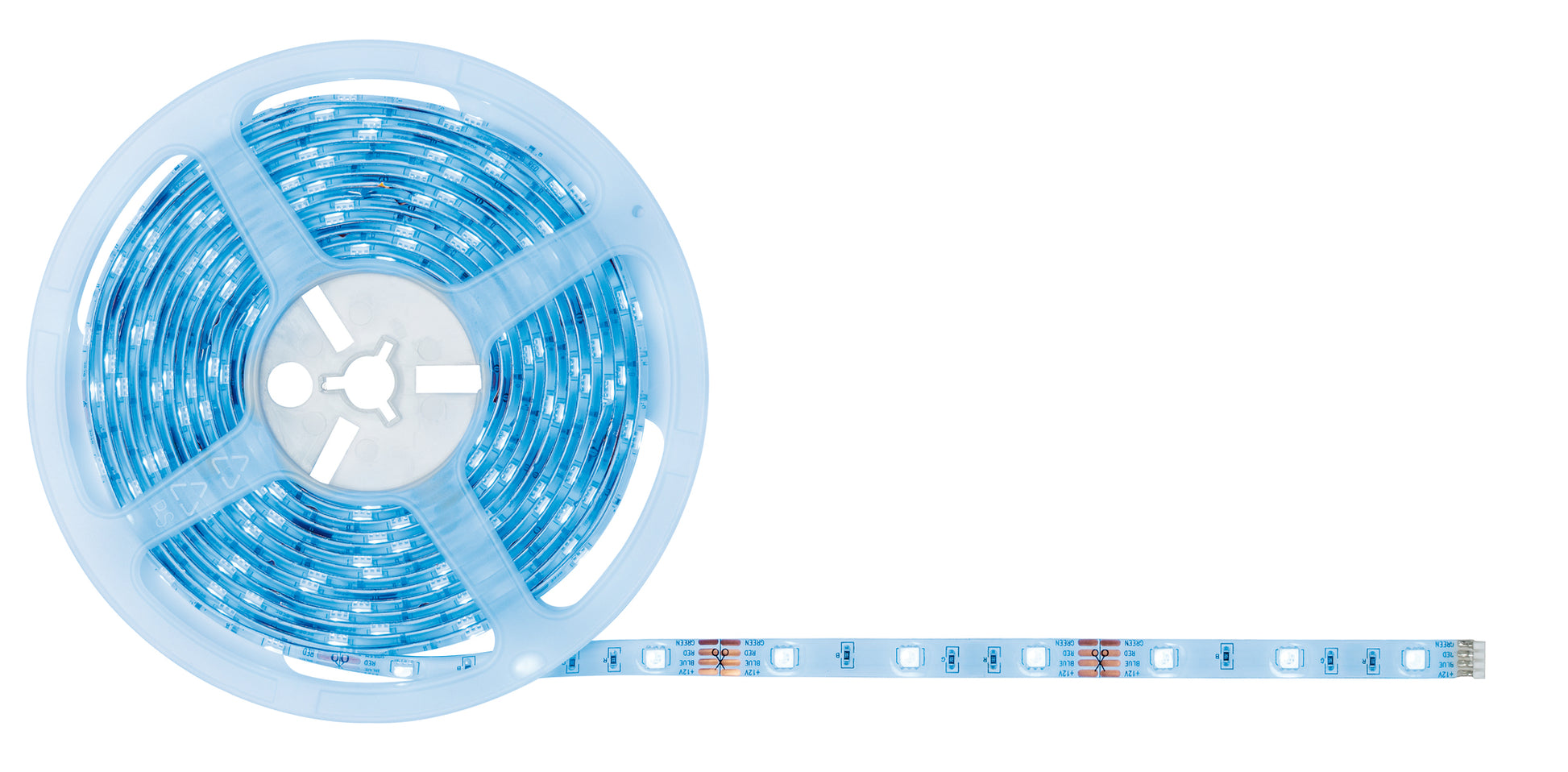 Paulmann LED-Strip – Set, 5 m, 505 lm, 20 W, RGB, dimmbar, Fernbedienung, inkl. Netzteil, weiss