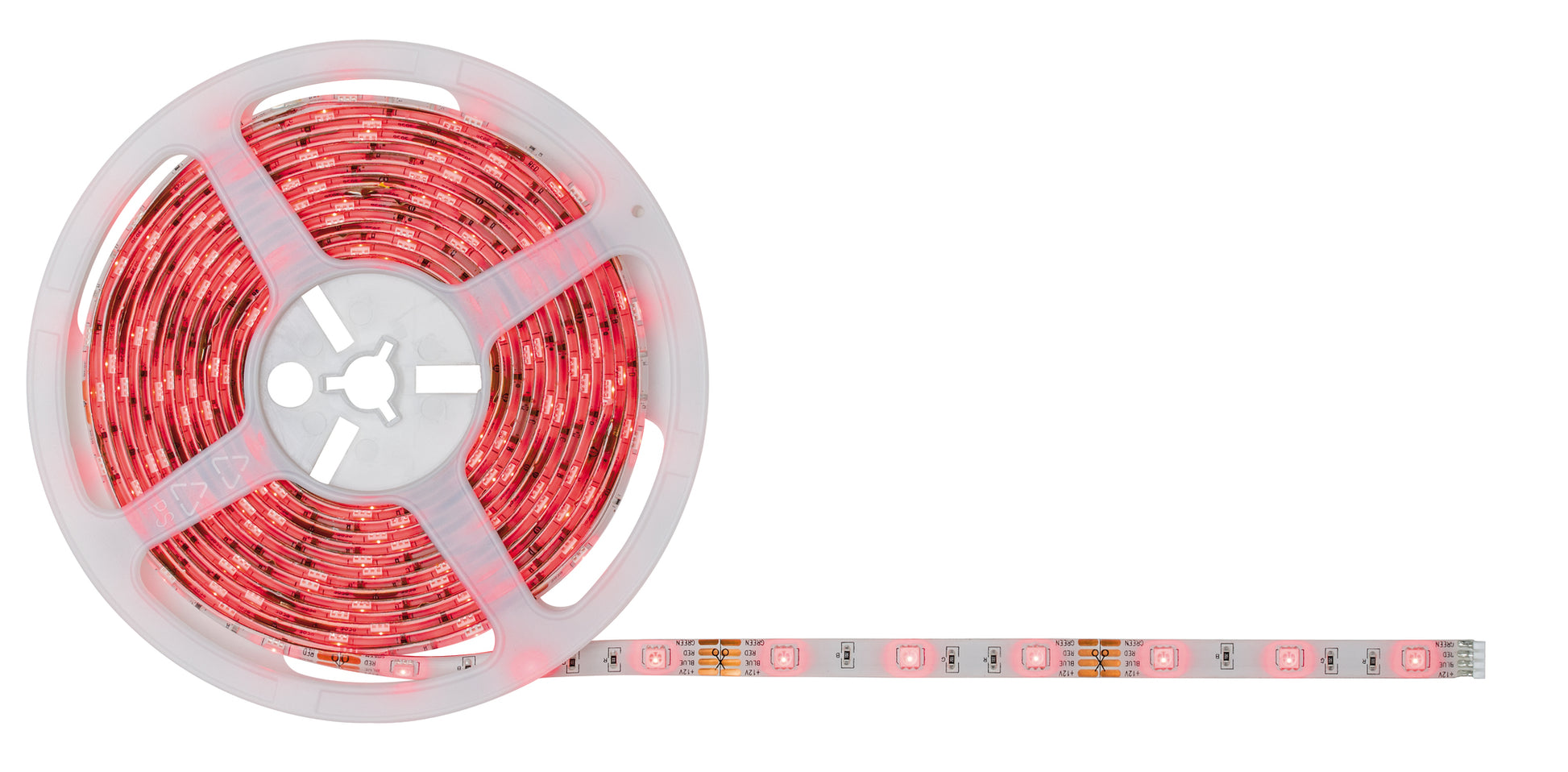 Paulmann LED-Strip – Set, 5 m, 505 lm, 20 W, RGB, dimmbar, Fernbedienung, inkl. Netzteil, weiss